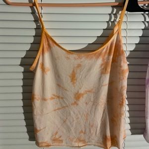 Tie Dye Cropped Tank Tops